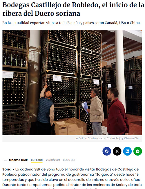 Prensa - Bodegas Castillejo de Robledo